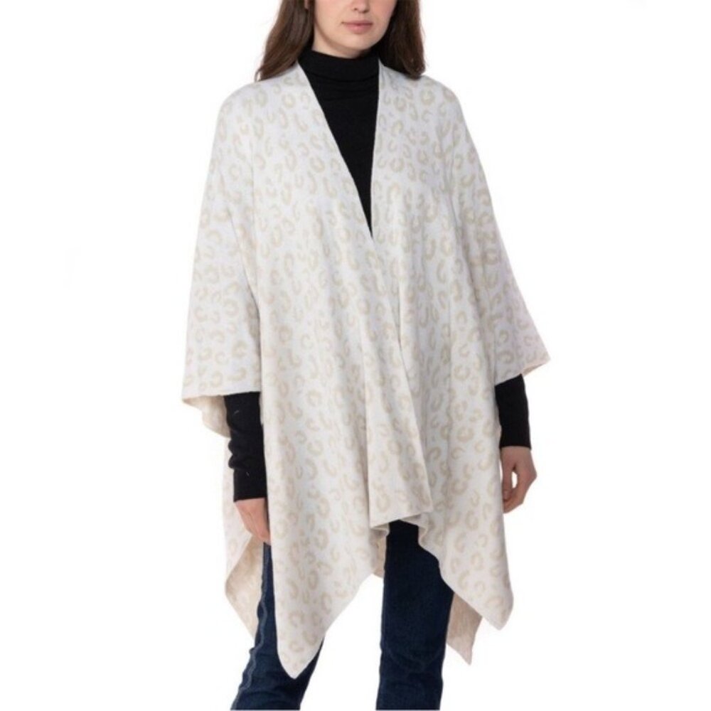INC Animal Print Reversible Kimono Topper - NWT - One Size Fits All